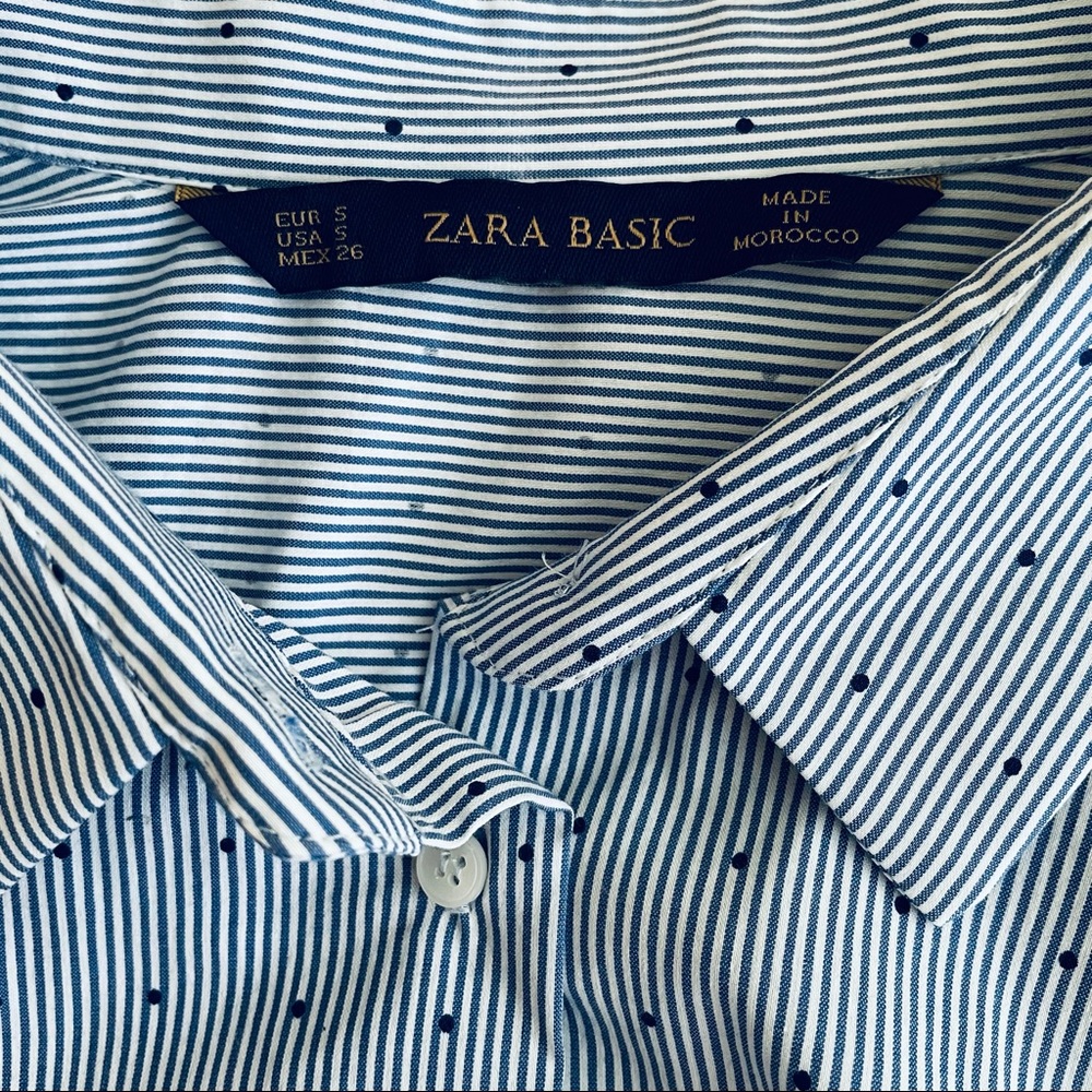 Zara Basic Shirt, Size S - image 3